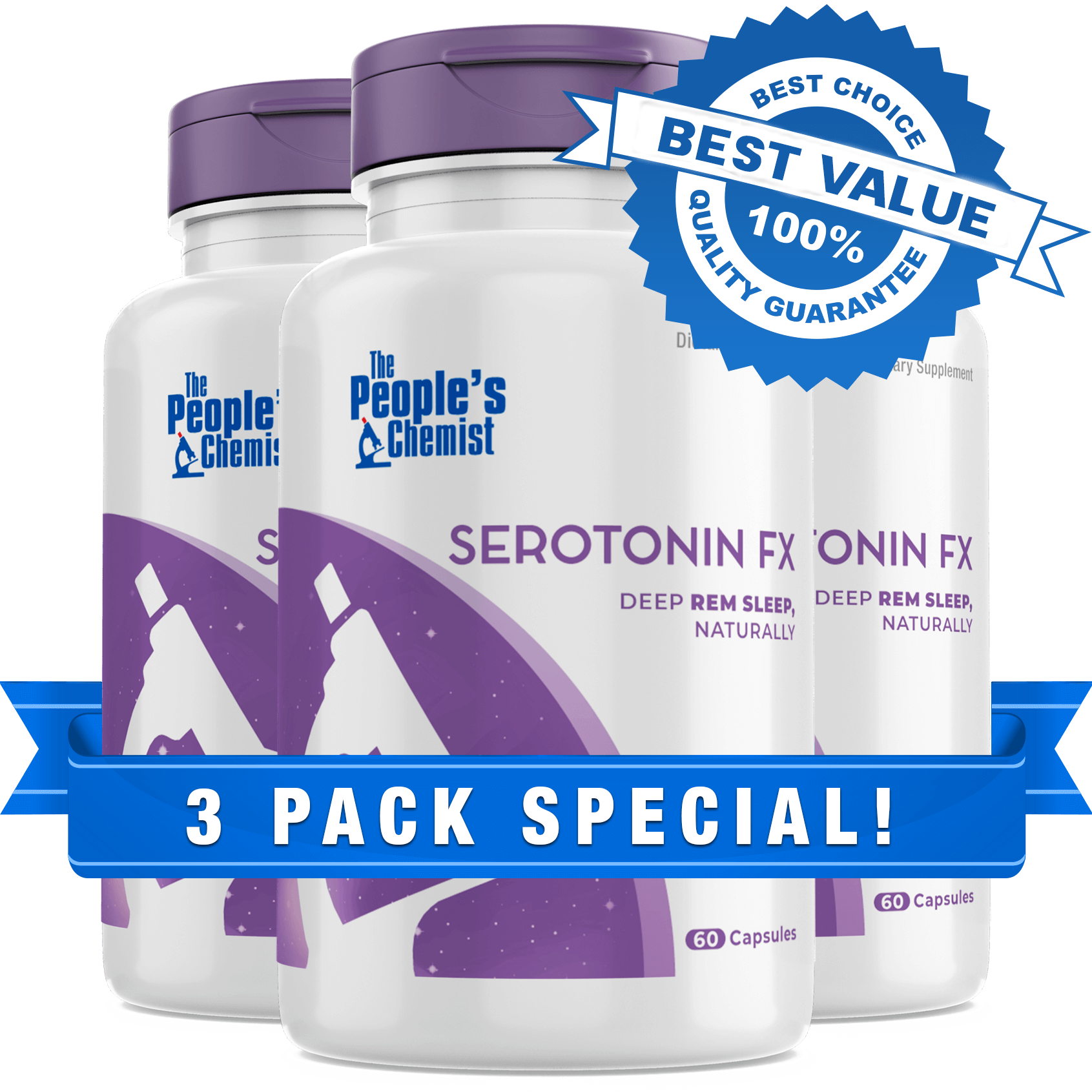 Serotonin FX - 3 Pack Special - Serotonin FX - 3 Pack Special - The People's Chemist - The People's Chemist